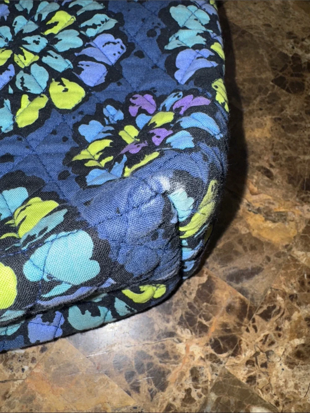 Vera Bradley Indigo Pop Blue Flower (retired) Tote Bag